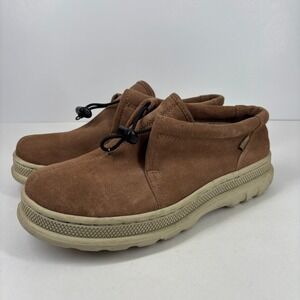 Palladium Women's US 10/42 Brown Suede Casual Comfort Slip-On Sneaker Ankle Boot